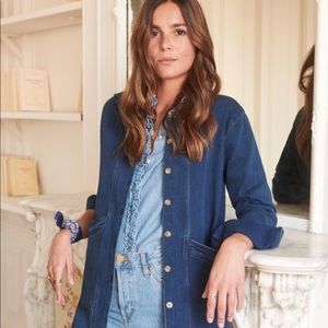 Sezane Will Jacket NWT Indigo